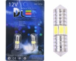   Светодиодная автолампа C5W FEST 31мм + SV8,5 - 7 SMD5730 (2шт.)